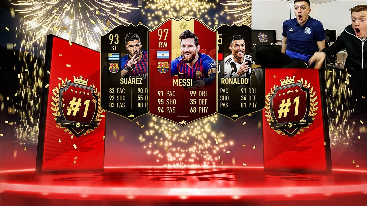 1ST IN THE WORLD FUT CHAMPIONS TOP 100 REWARDS + 13 RED INFORMS!! FIFA 19 Ultimate Team Pack Opening