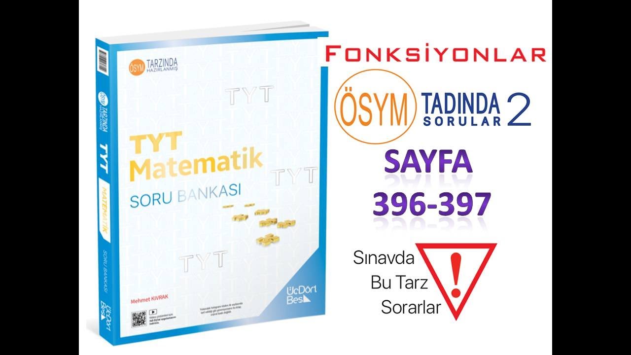 FONKSİYONLAR ÖSYM TADINDA TEST 2 (345 TYT MATEMATİK 2025)