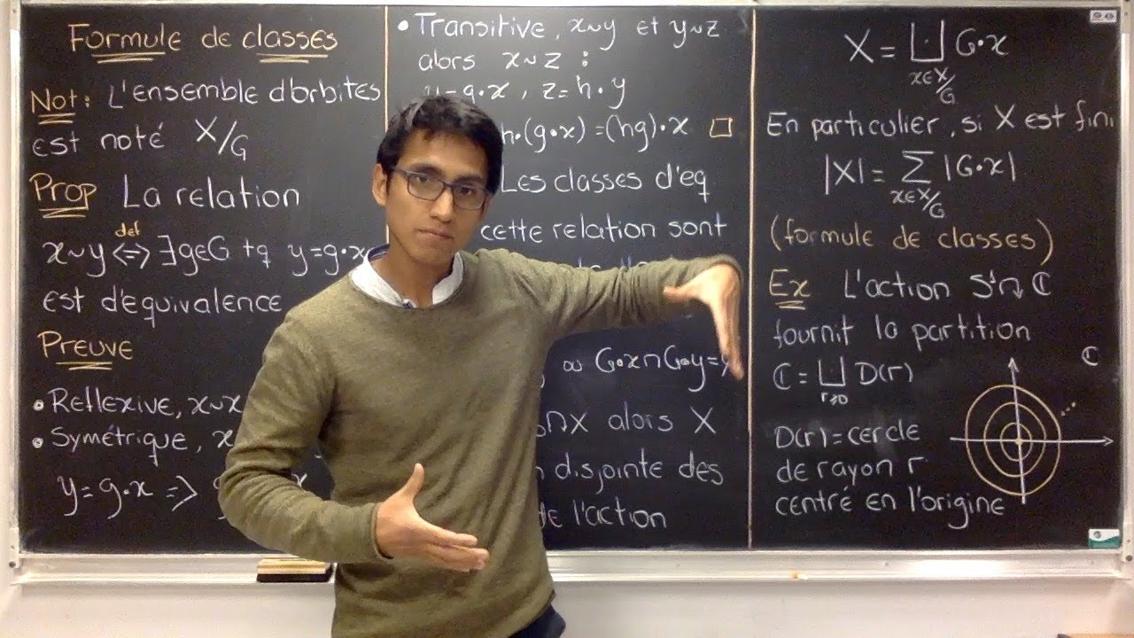 ACTION DE GROUPES 3 : FORMULE DE CLASSES ET CENTRE D'UN P-GROUPE