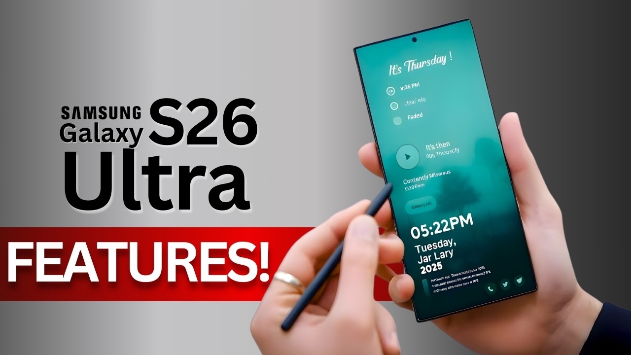 Samsung Galaxy S26 Ultra — MIND-BLOWING FEATURES!