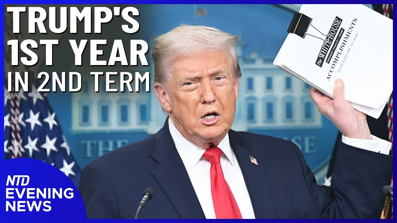 Trump to Davos as Greenland Tensions Rise; Marks 1st Year of 2nd Term | NTD Evening News (Jan. 20)