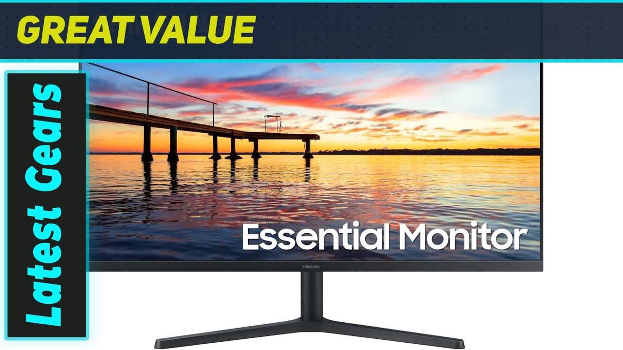 SAMSUNG 32-Inch Flat Monitor &ndash; Best FHD 75Hz Gaming & Work Setup