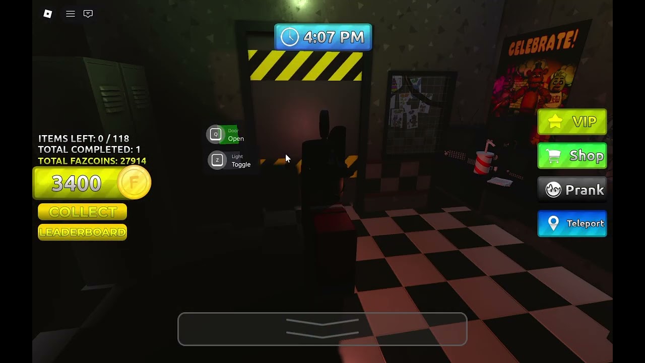 surviving freddy's tycoon remastered night mode