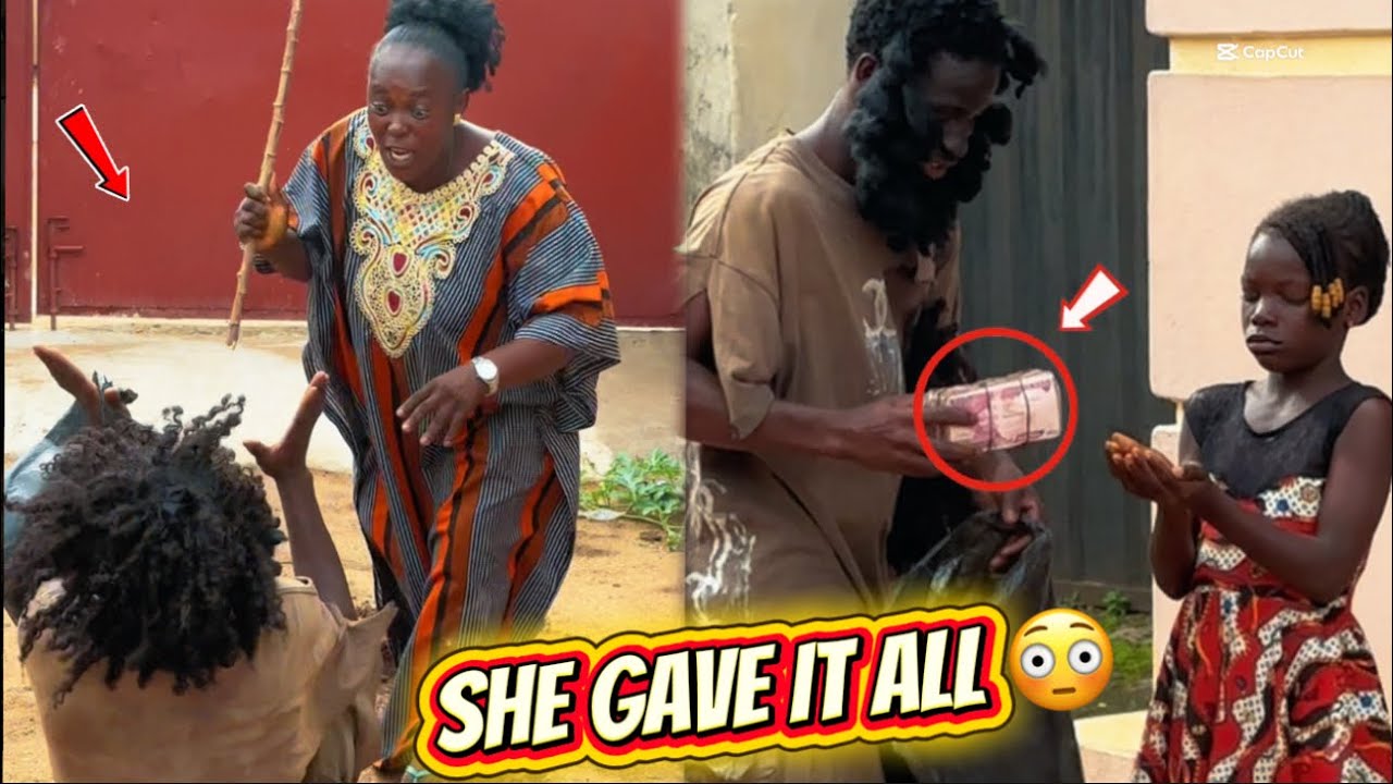 SHE TRIED TO HELP A HOMELESS MAN&hellip; THEN HER MOM DID THIS 😳#socialexperiment #humanity #kindness #usa 