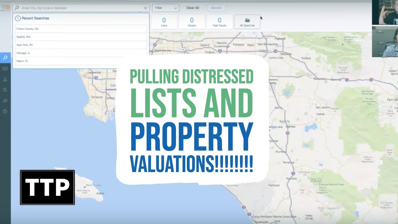 Pulling Distressed Lists and Property Valuations