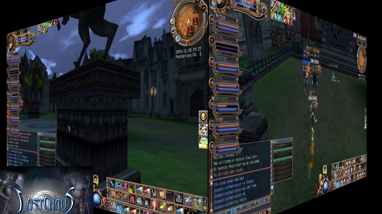 Last Chaos Gamigo PvP Serv test con ladrona en arena