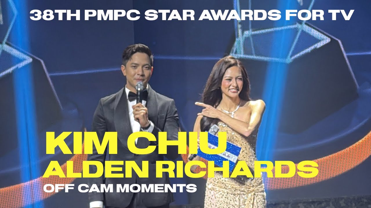 OFF CAM Moments With Kim Chiu & Alden Richards At PMPC STAR AWARDS