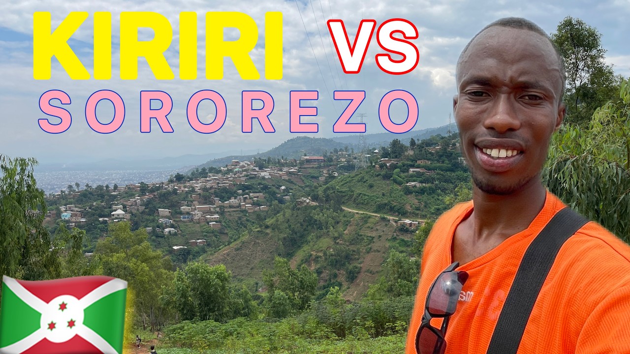 Walking from KIRIRI to SOROREZO 🇧🇮 | Exploring the Hills of Bujumbura, Burundi