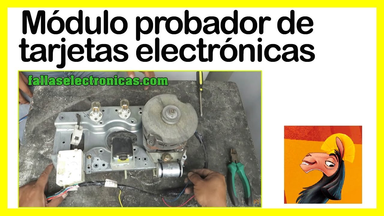 Módulo probador de tarjetas electrónicas de lavadoras | Herramienta casera