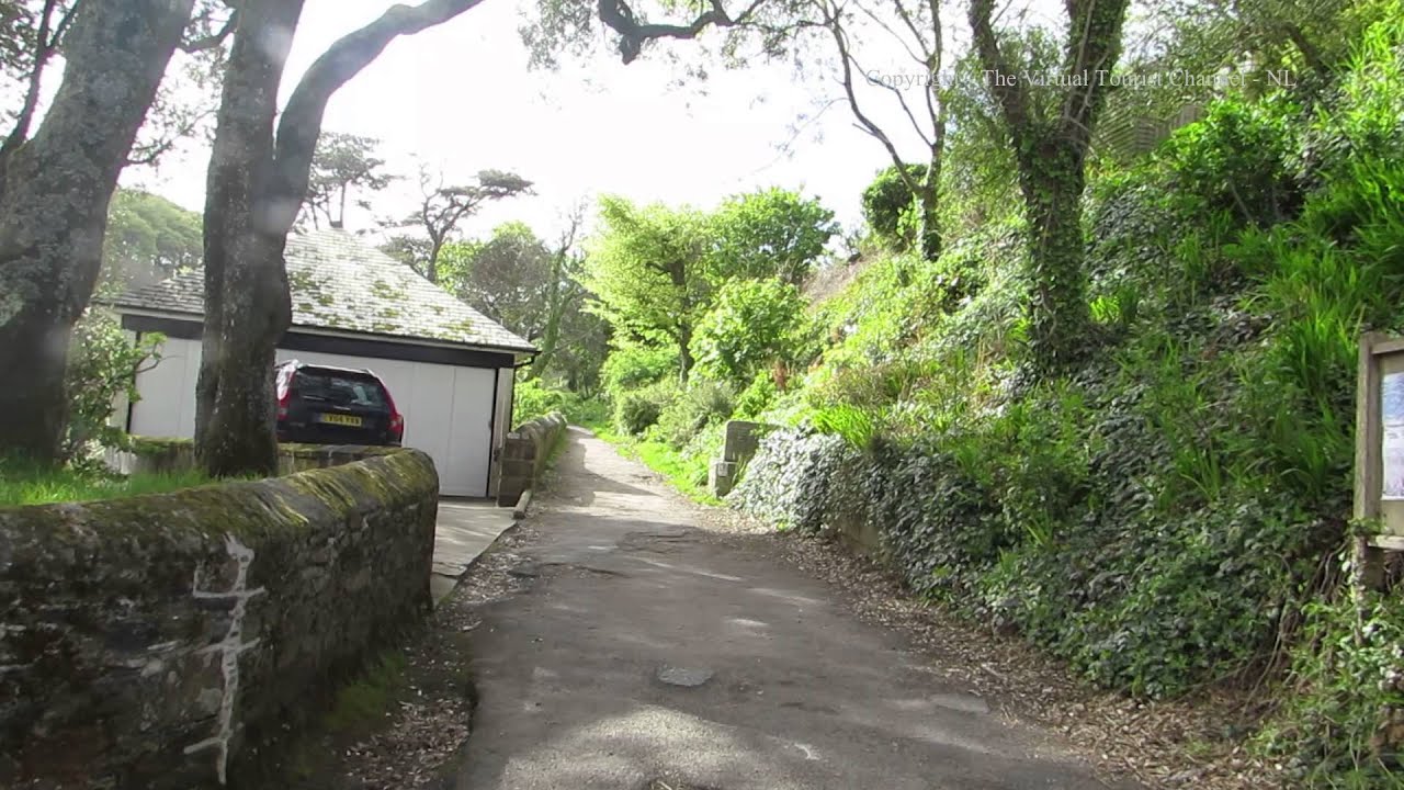 Walk along the Espanade from Tower Park to Readymoney Beach in Fowey Cornwall