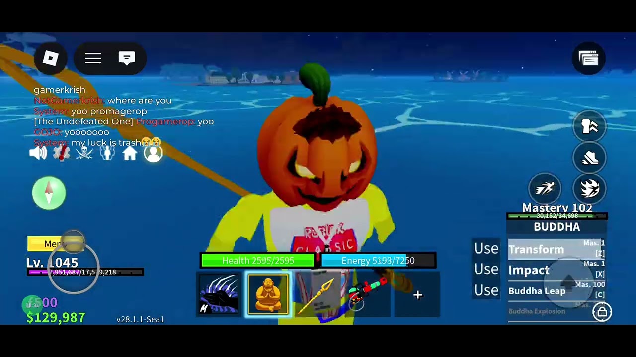 Blox fruit gameplay by Progamer3.0(#CONTROL REWORK)