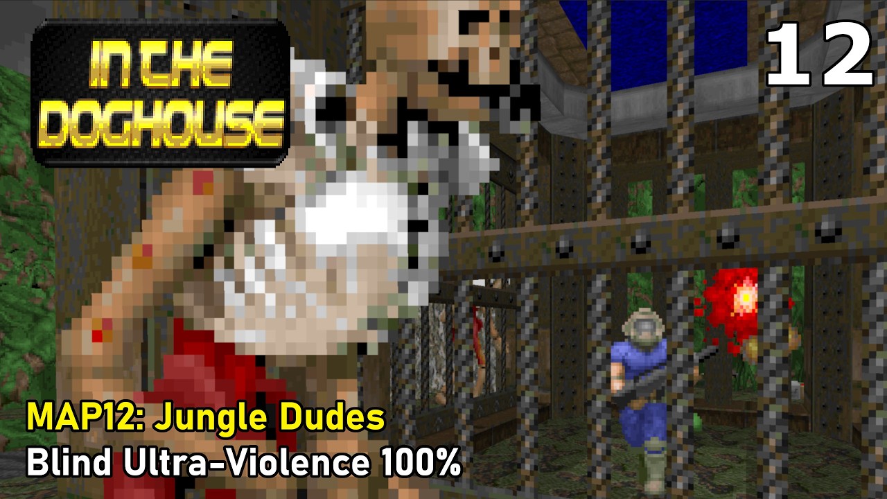 Doom II: In the Doghouse - MAP12: Jungle Dudes (Blind Ultra-Violence 100%)
