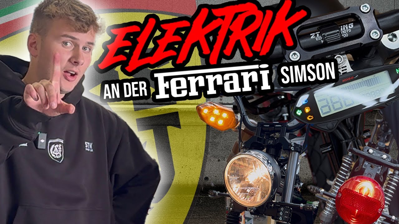 DIE ELEKTRIK FUNKTIONIERT!  | SIMSON-FERRARI PROJEKT PART 6