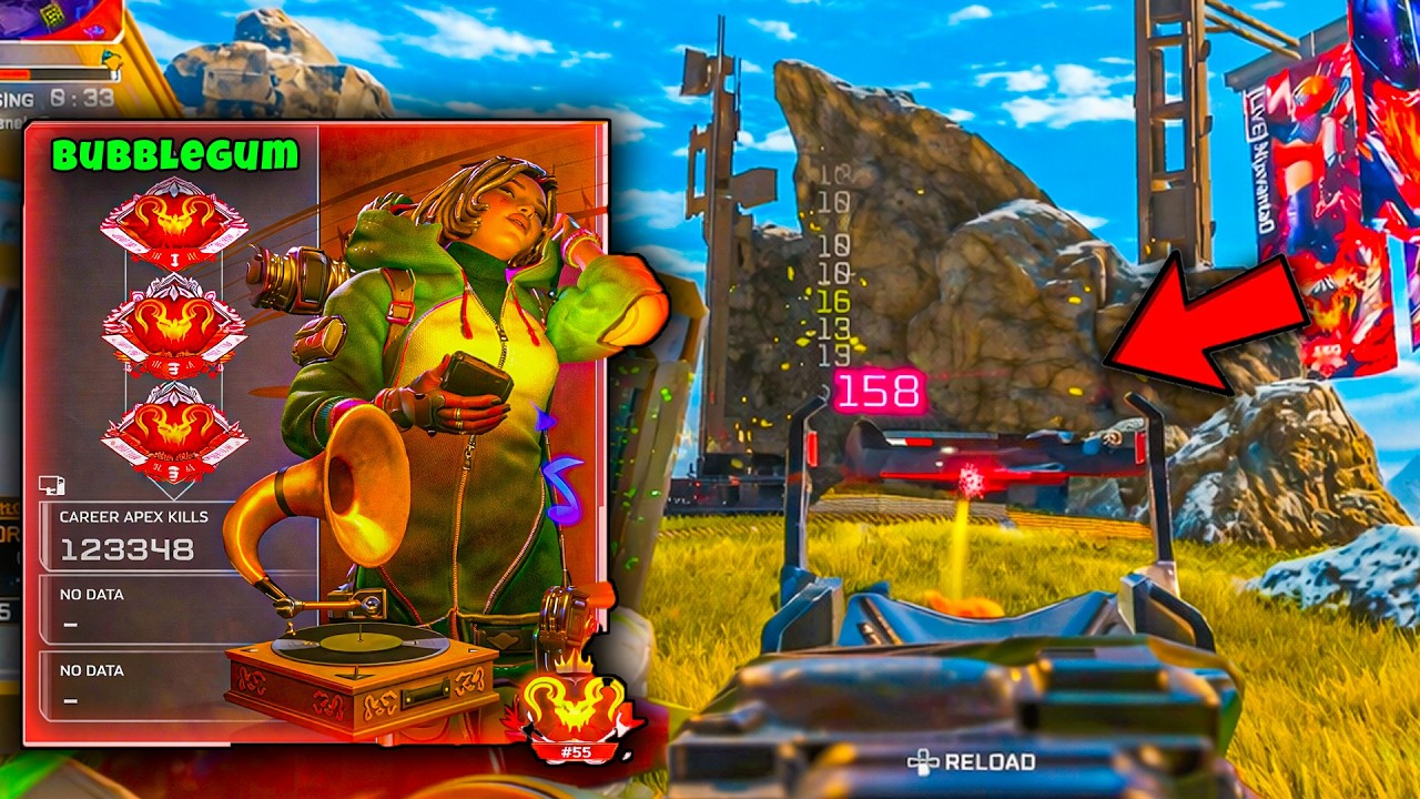 Лучший игрок с контроллером 2026 года. Полные настройки Apex Legends - Bubblegum