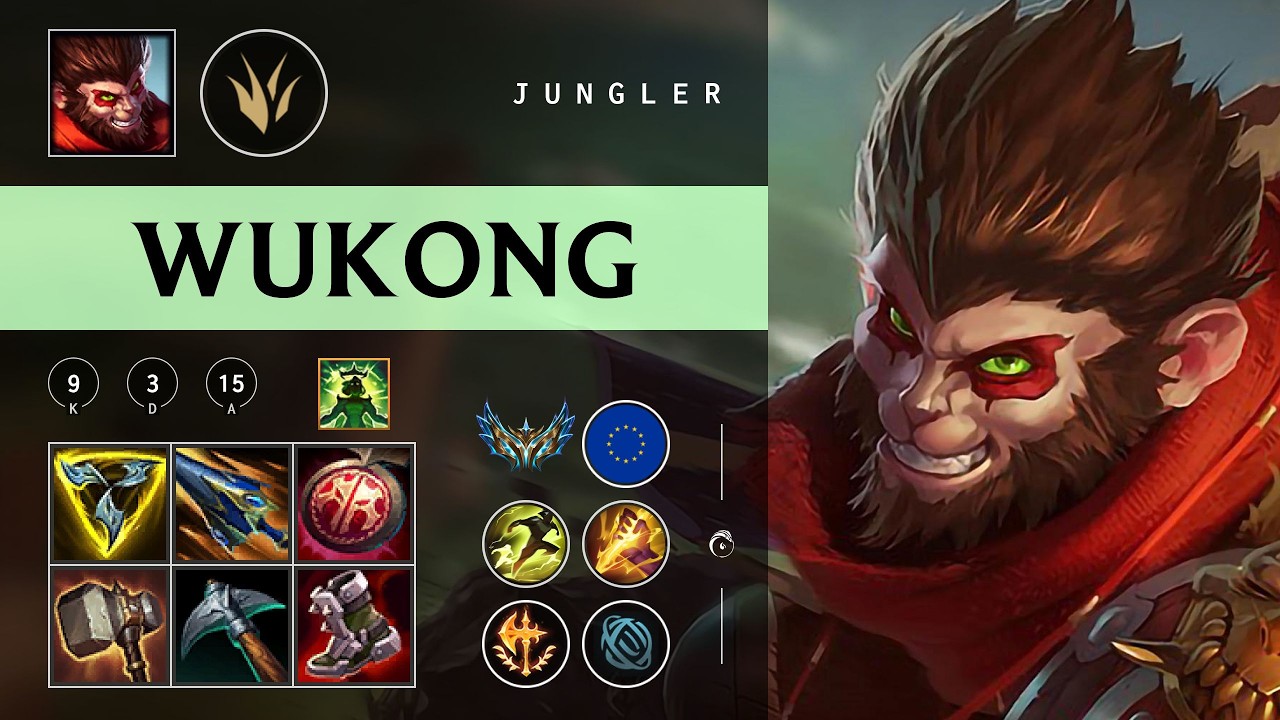 Wukong Jungle vs Jax - EUW Challenger Patch 26.04