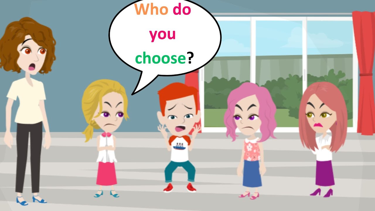 Who will be Lucas's girlfriend? - Funny Cartoon Story - Lucas English