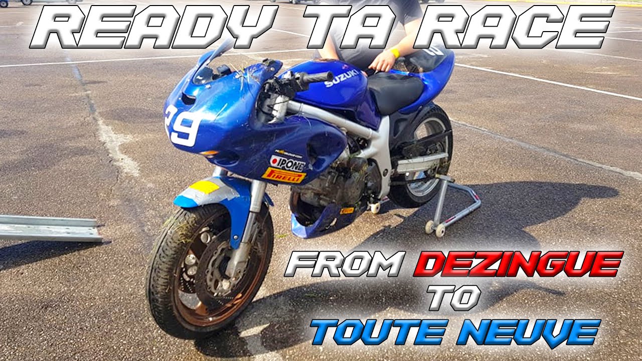 ON RÉPARE NOTRE MOTO DE COURSE WISH | SV 650 TRACK
