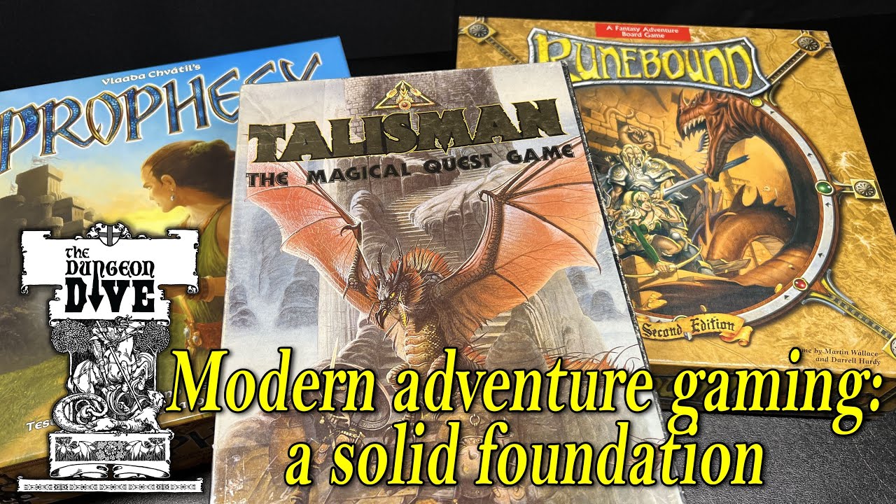 The Foundation of Modern Adventure Board Games (A comparative analysis / review)