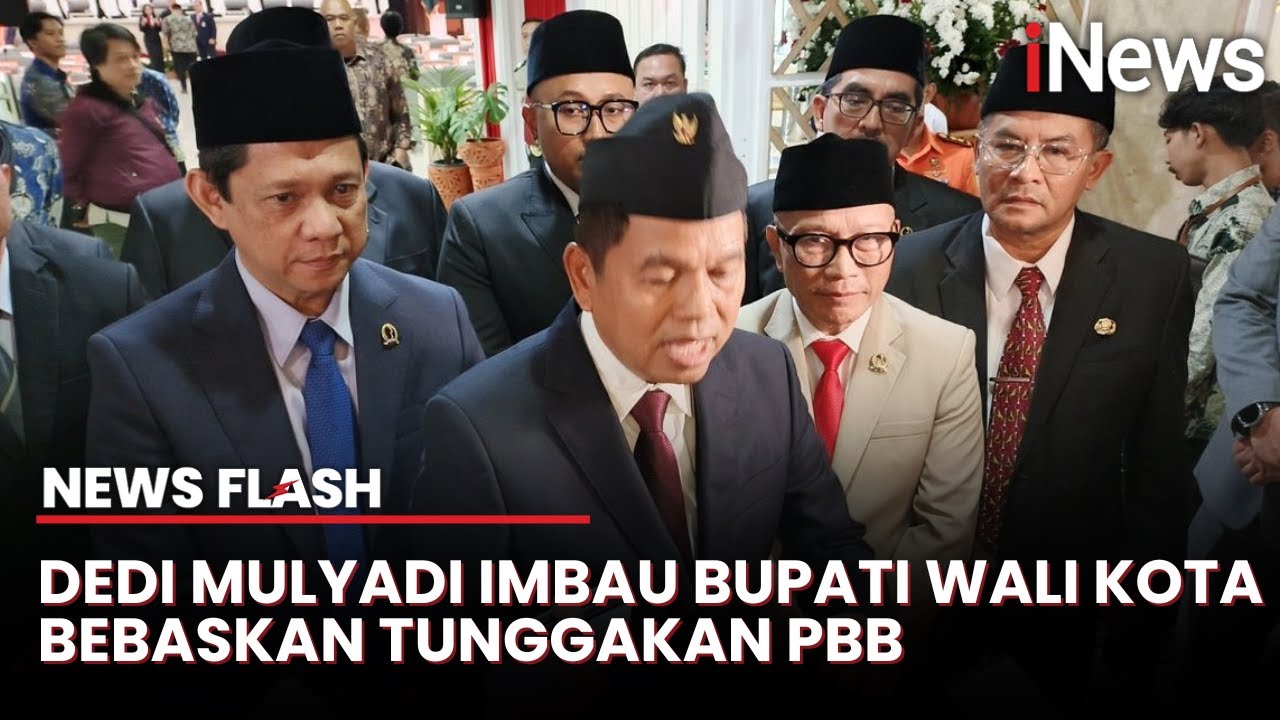 Viral Kasus Bupati Pati, Dedi Mulyadi Minta Daerah Bebaskan Tunggakan PBB | iNews Terkini (16/8)