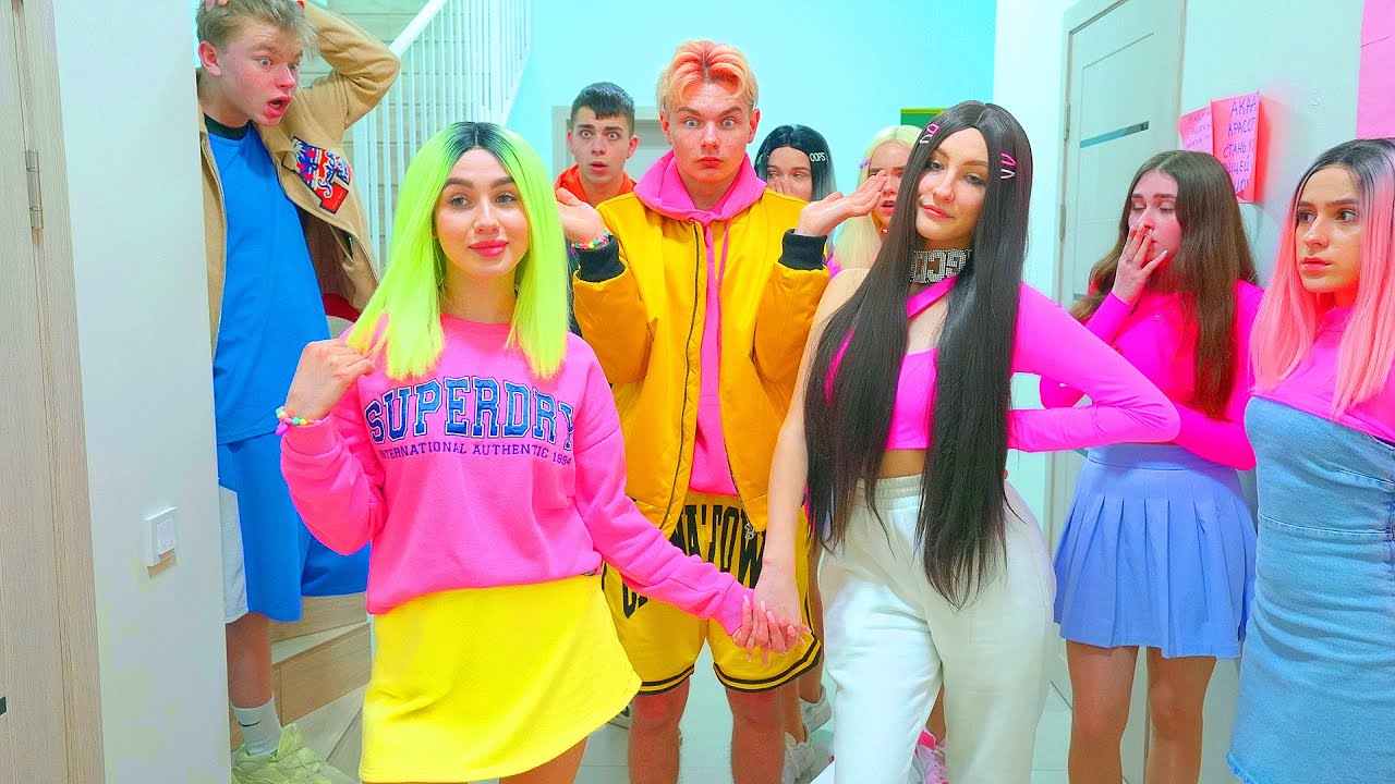 ¡Diana rebelde y verde claro cambiaron sus looks! ¿Qué está pasando en la escuela de Cheerleaders?