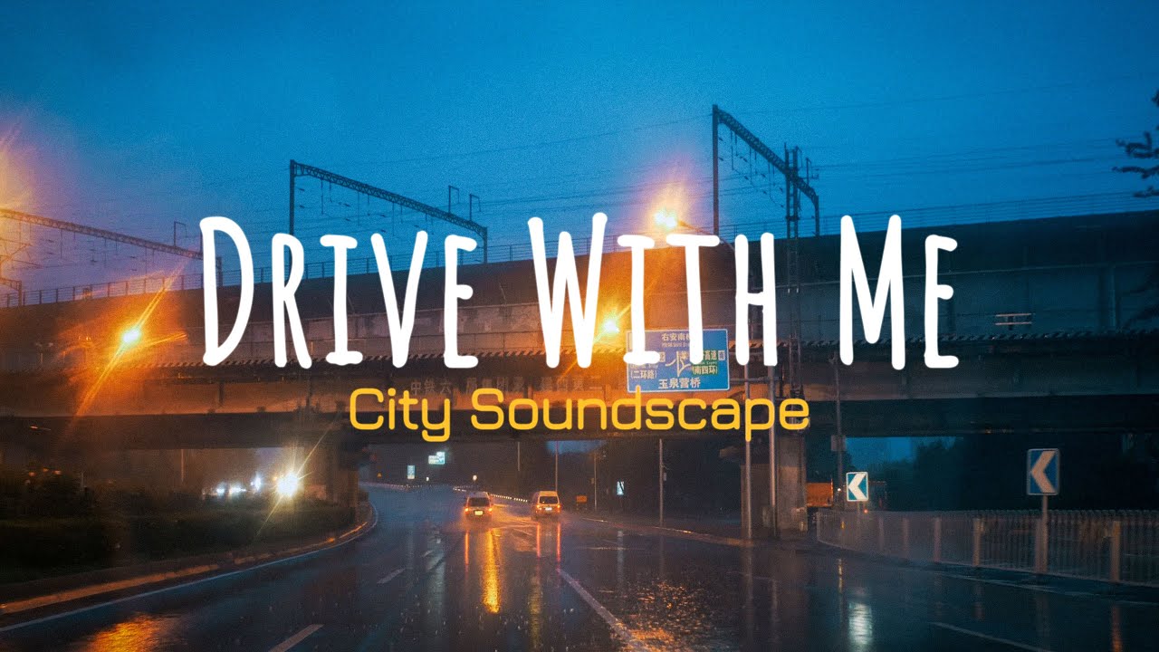 Sleepless Driver Rainy Day Driving - Natural rain sounds