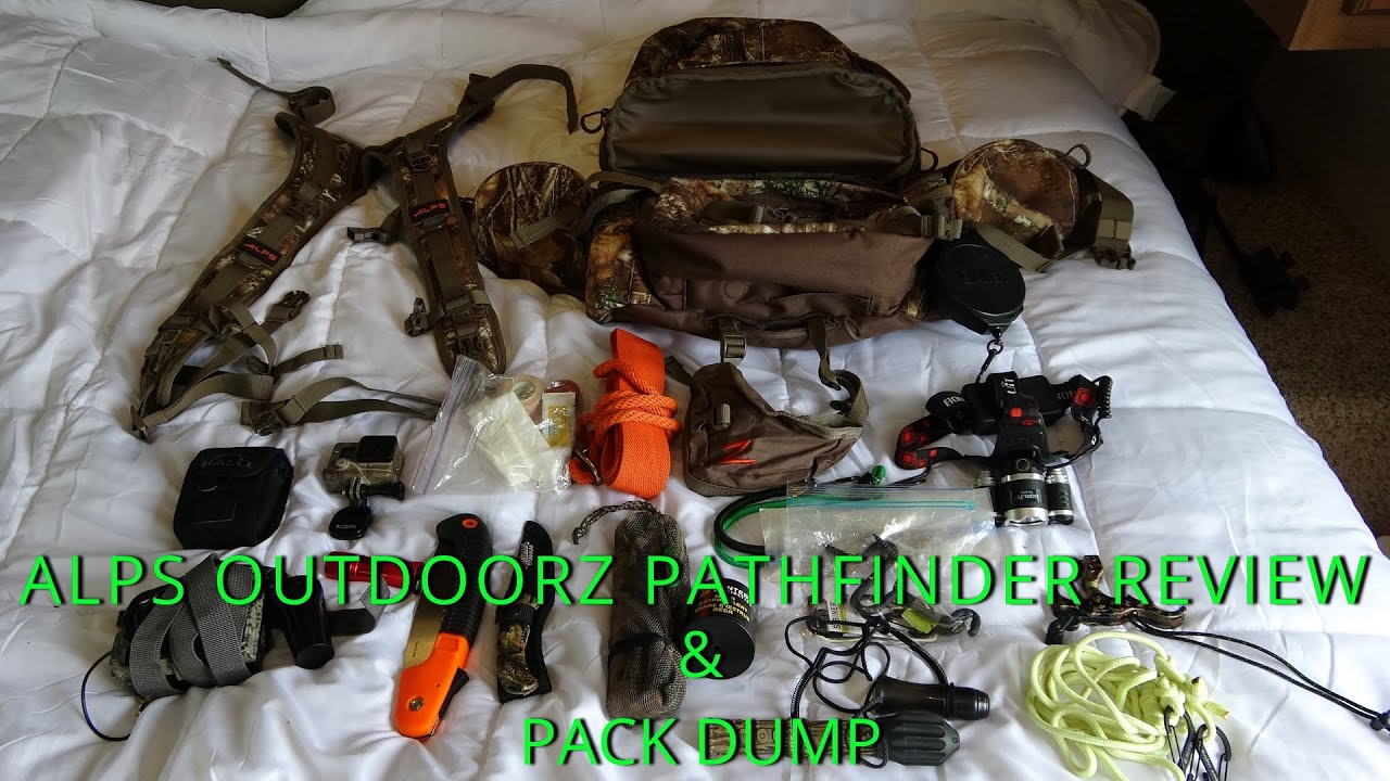 Hunting Pack Dump - Alps OutdoorZ Pathfinder review