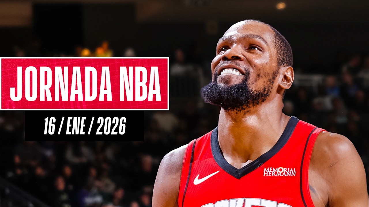 ¡KEVIN DURANT lideró a los ROCKETS al TRIUNFO! | Resultados Jornada NBA (16/enero/2026)