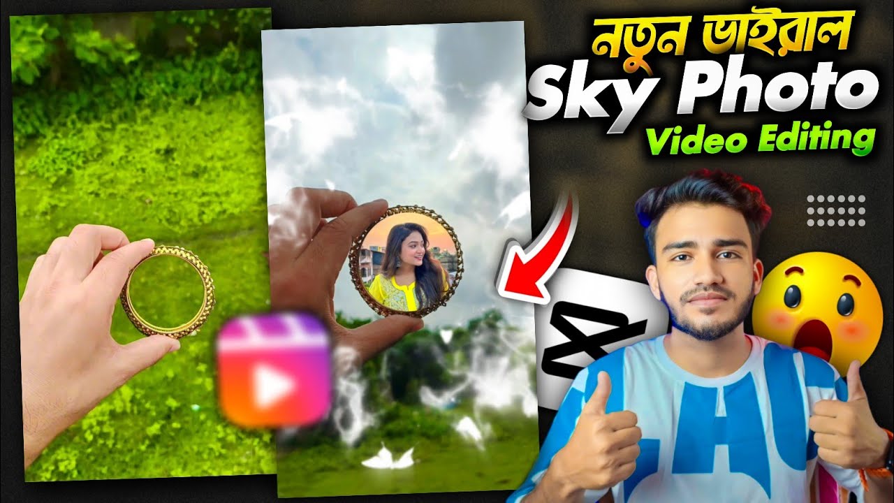 New Instagram Trending Sky Photo Reels Video Editing In CapCut | Viral Status Editing | Sakib Tech