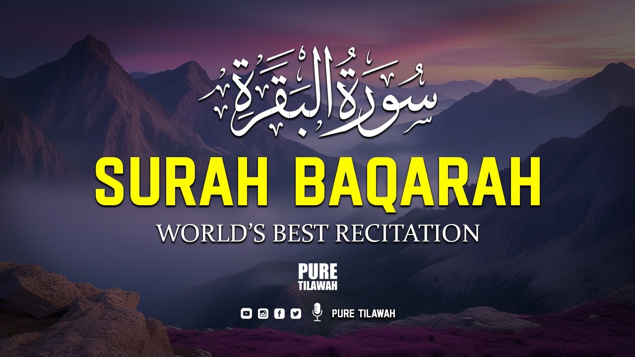 Surah Al-Baqarah Full (سورة البقرة) | Most Heart Touching Quran Recitation | Alaa Aqel