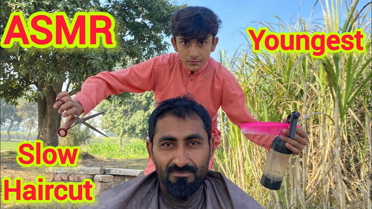 youngest Barber 💈 ln the world 🌍 fast & Slow Haircut 💇 Dirty  Man Haircut