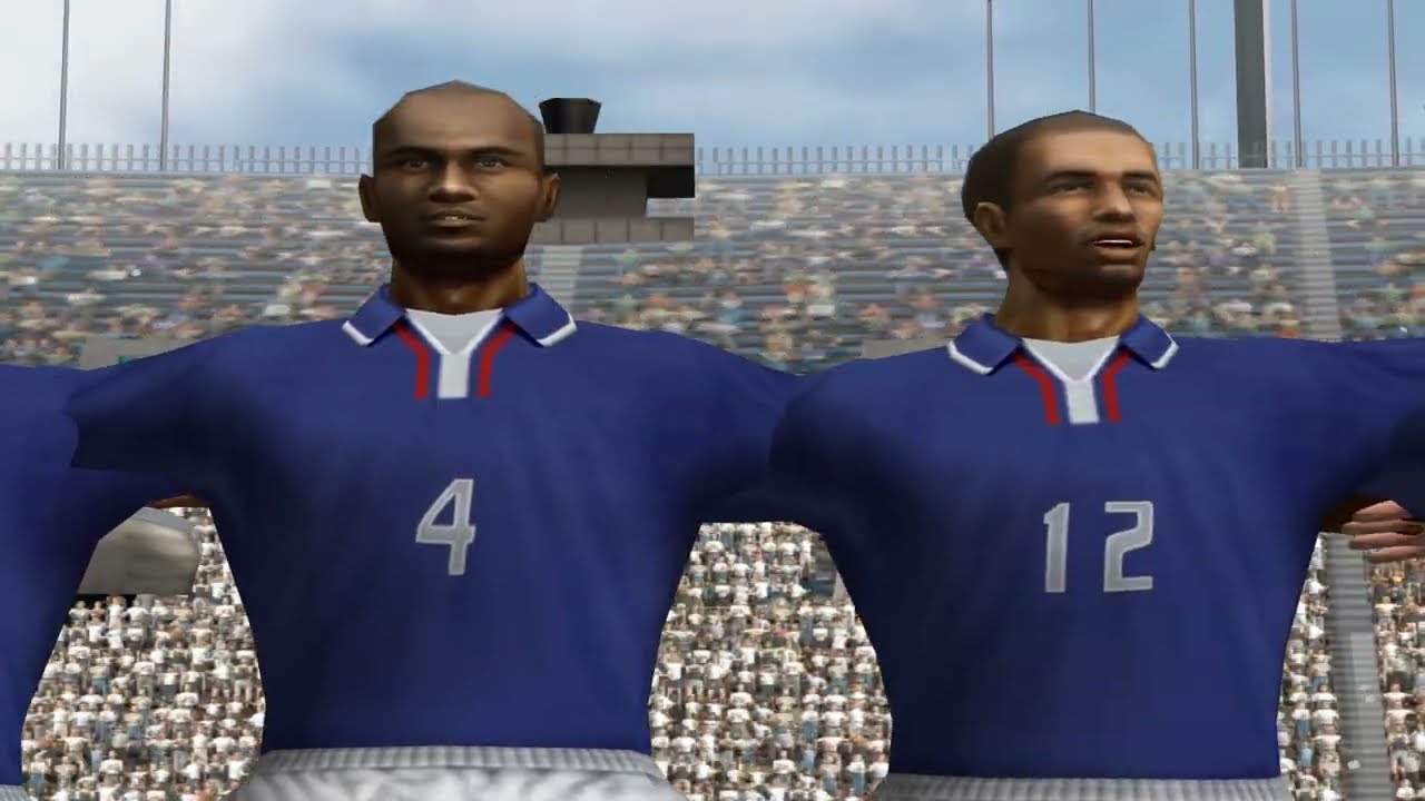 World Soccer: Winning Eleven 6 Final Evolution - England vs France (KCET, Konami, 2002)