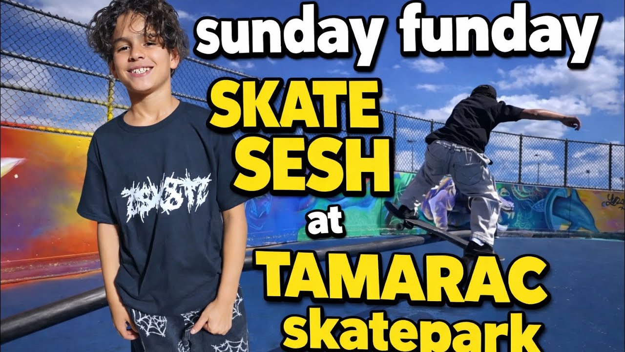 Sunday Funday Skateboarding Sesh at Tamarac Skate Park