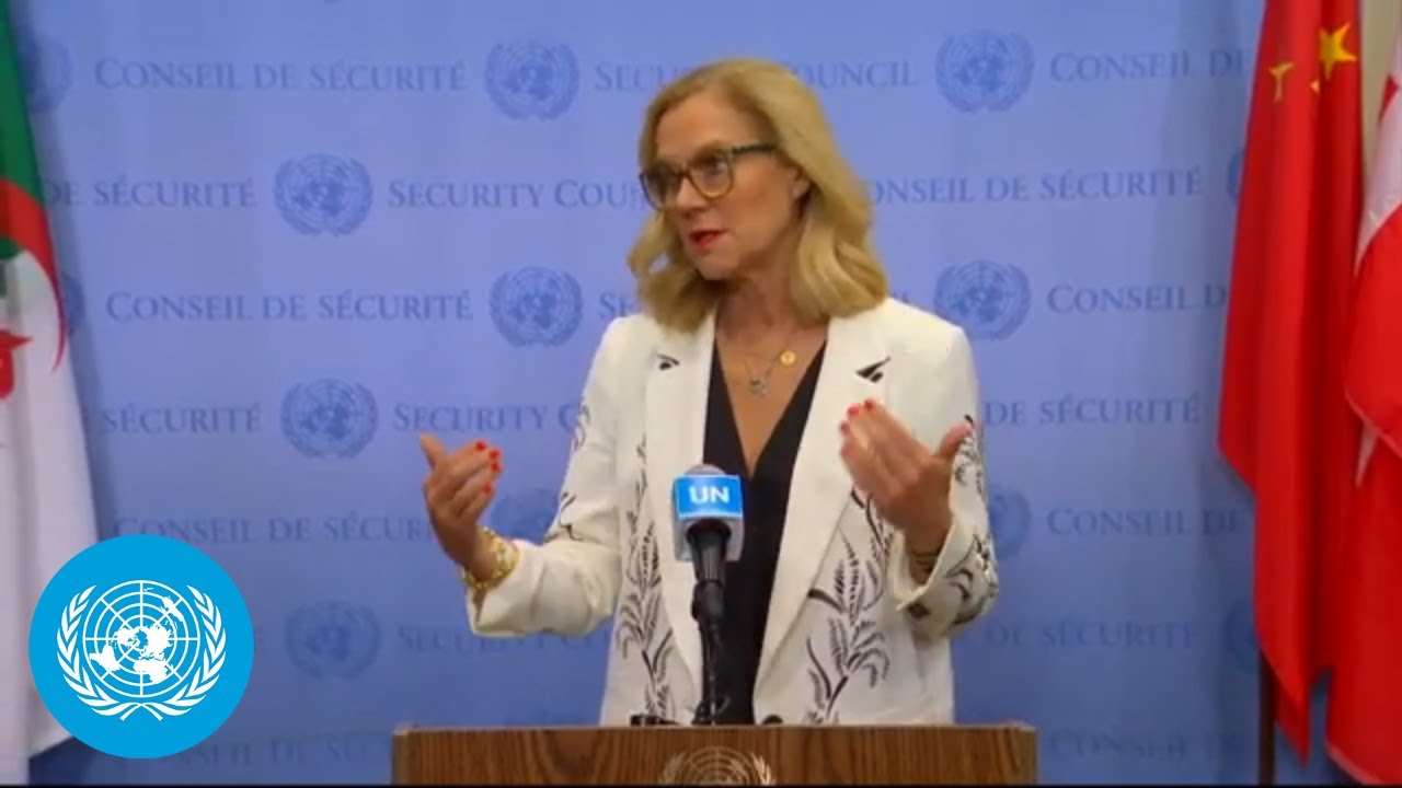 Gaza situation Senior Humanitarian Coordinator's Media Stakeout | United Nations