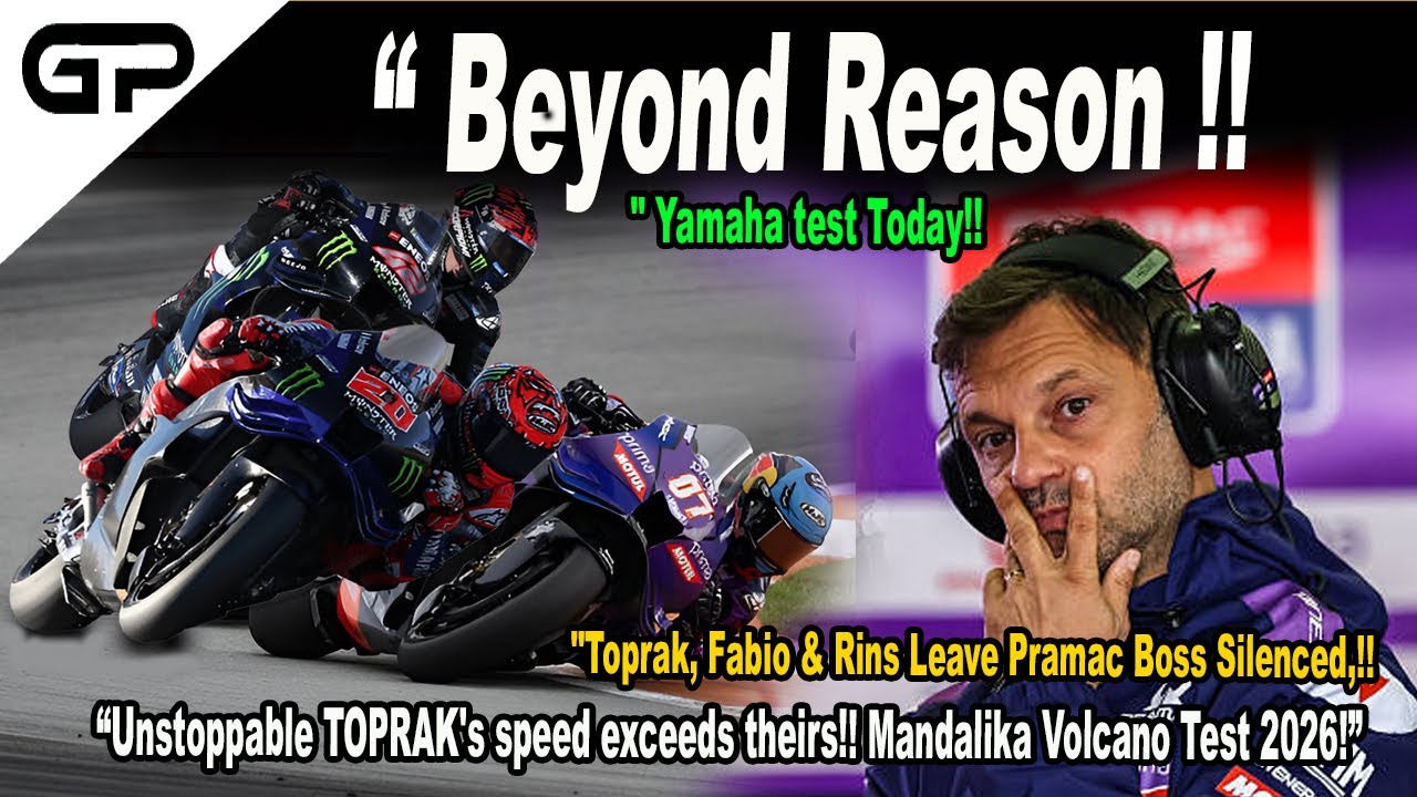Everyone Shock! PRAMAC BOSS SHOCK! QUICK TOPRAK! FIGHT Fabio,Rins in Yamaha V4 Mandalika Secret Test