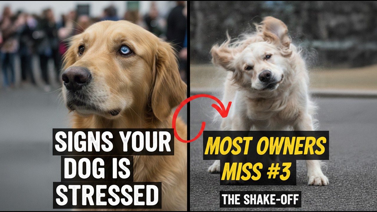 Signs your dog is stressed (most owners miss #3) 🐶🐱