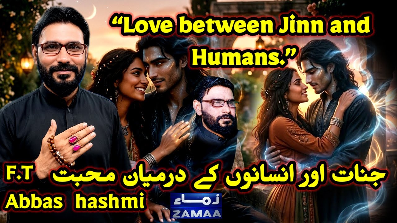 “Love between Jinn and Humans.” F.T Abbas hashmi ghost hunter with RANA ATEEQ ADIL ZAMAA NEWS tv 