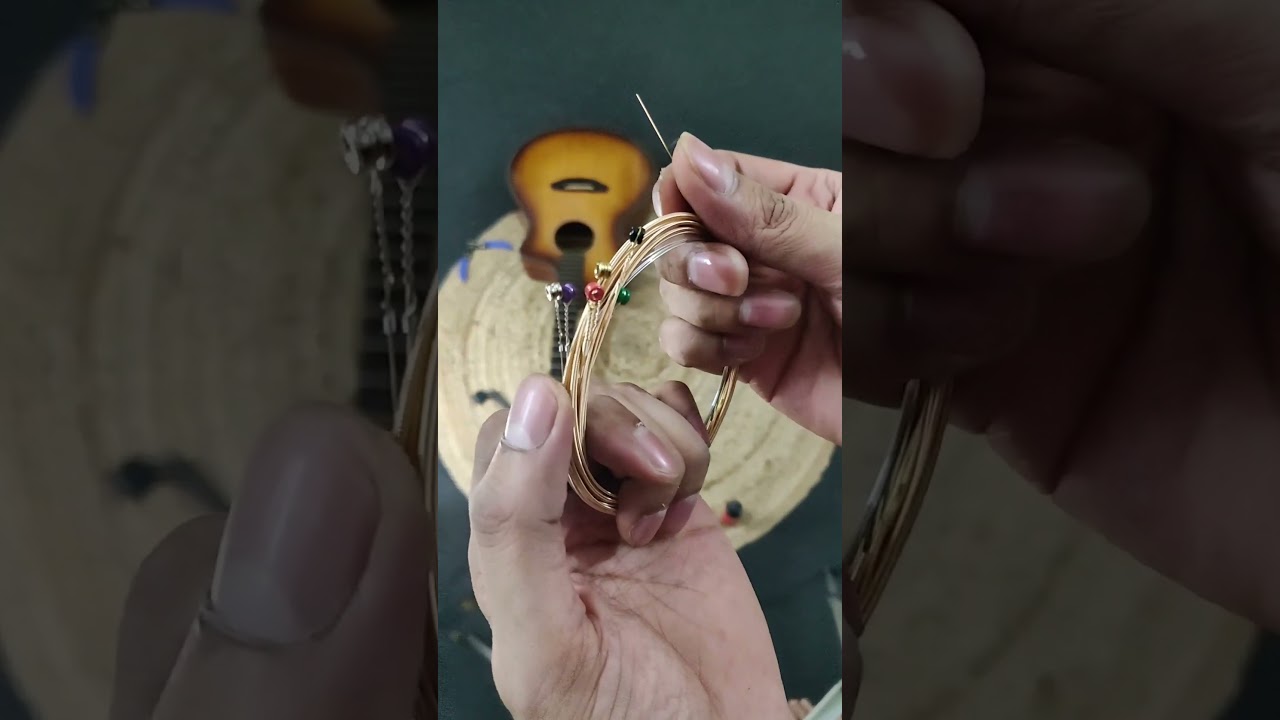 Baby Care at Home - Guitar Service Kaho ya Guitar Strings Change Process #guitar #strings #change