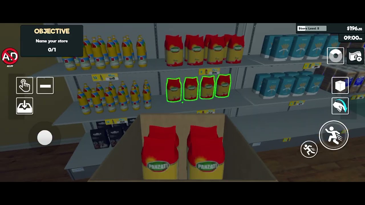 Today cute girls come to my store #supermarket simulator# part3 