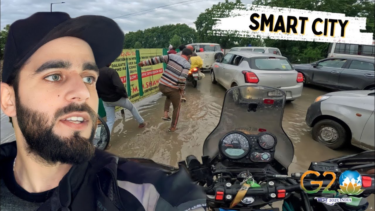 Smart City Srinagar Kashmir And Heavy Rain 🌧️ || The Umar