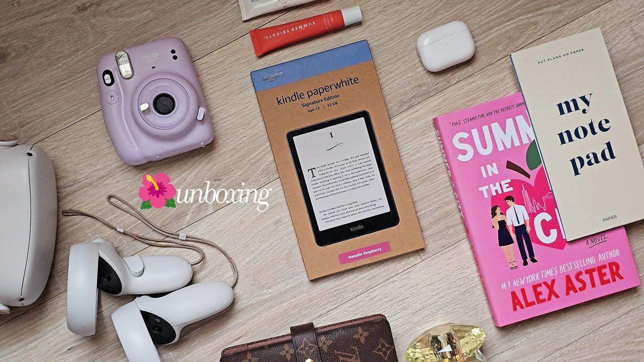 Unboxing My Dream pink Kindle 💕 | Paperwhite Signature Edition in Raspberry