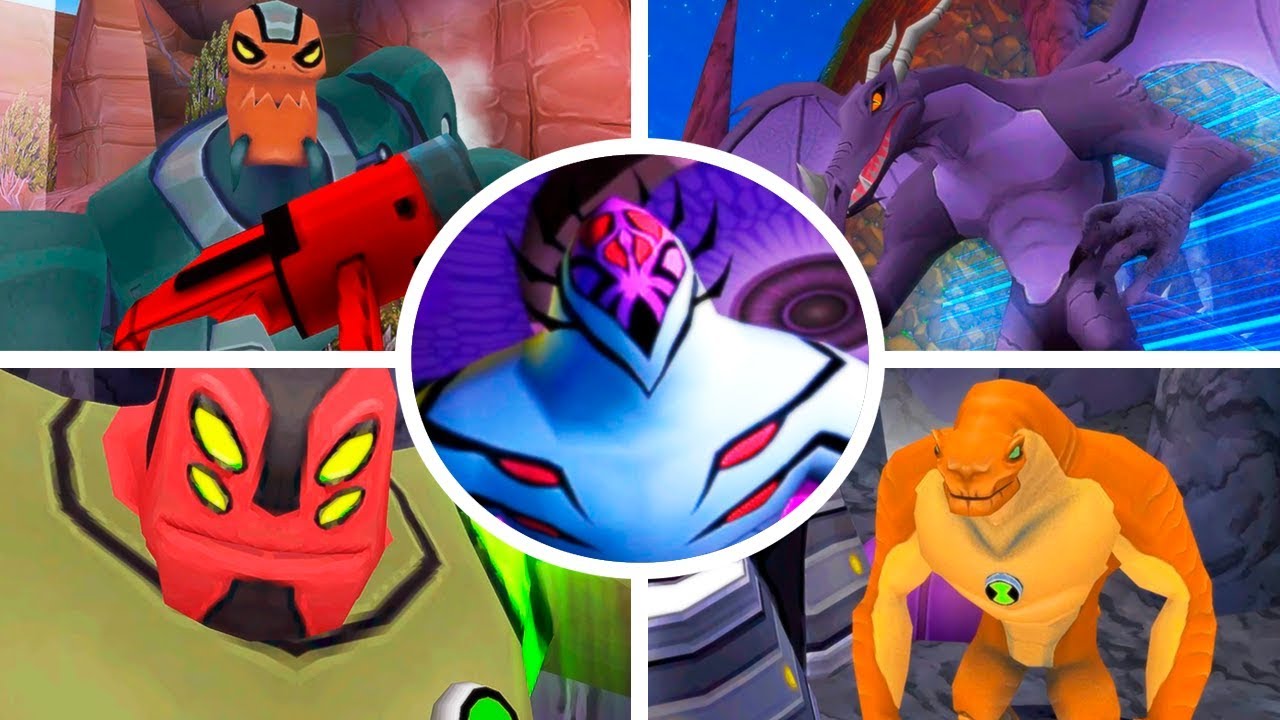 Ben 10 Alien Force - All Bosses & Ending (PSP)