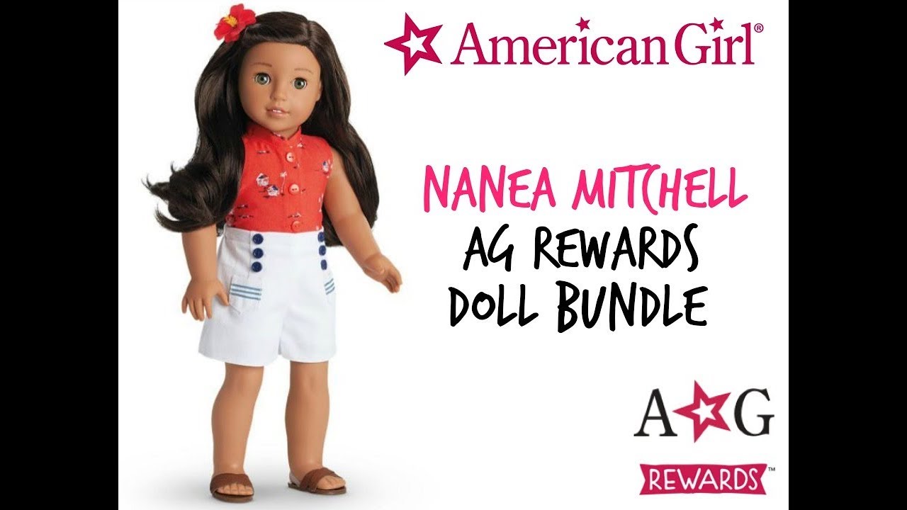 AMERICAN GIRL NANEA MITCHELL - AG REWARDS DOLL BUNDLE UNBOXING AND REVIEW