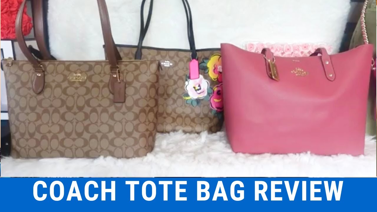 💗 COACH TOTE BAG REVIEW GALLERY TOTE, CITY TOTE & SIGNATURE INTERIOR TOWN TOTE BAG #coachbag #coach