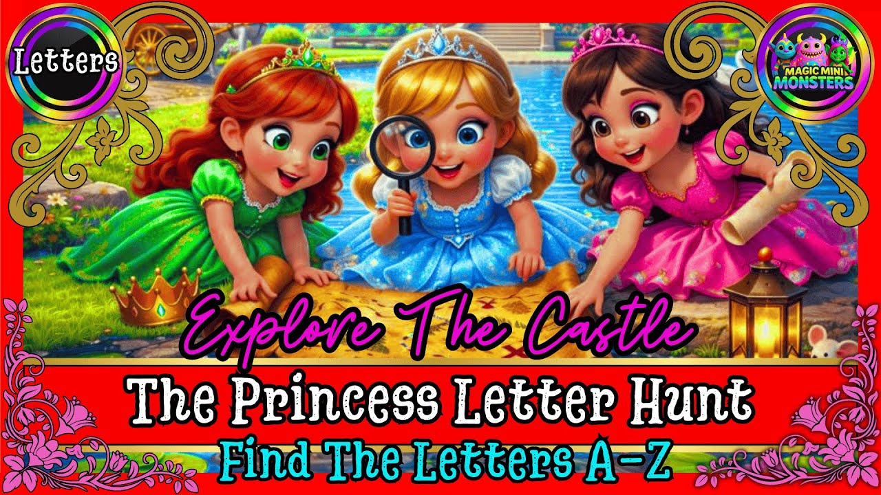 Princess Letter Hunt | Discover Capital Letters A-Z | Magic Mini Monsters | #magicminimonsters