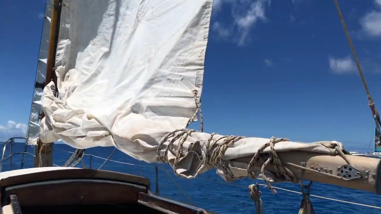 Restoring a vintage sailboat & Day 2 of antique varnish work #36