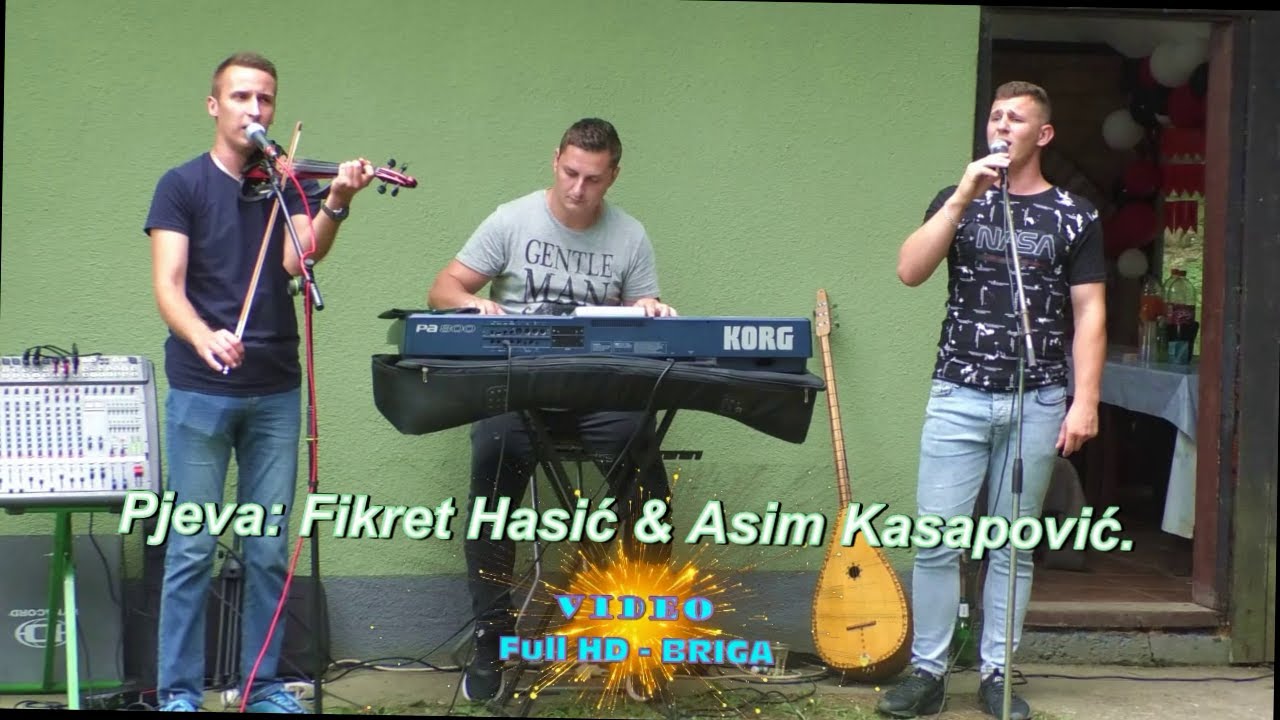 Izvorne pjesme sa rođendanskog sijela.  Pjeva Asim & Jarani. &Scaron;erići - Živinice