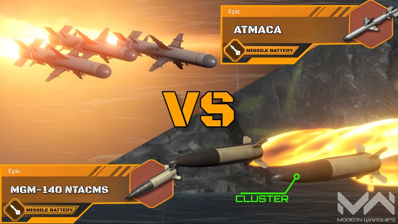 MGM-140 NTACMS Vs ATMACA | Epic Missile Comparison | Modern WarshipS