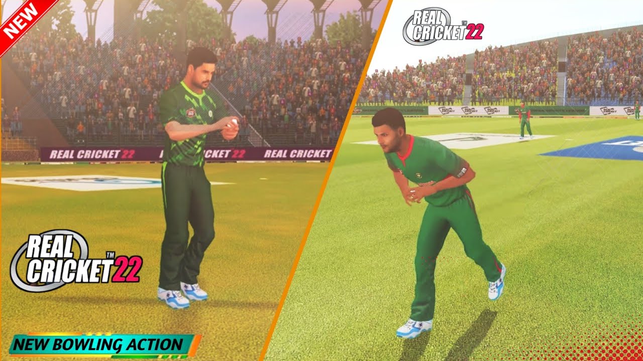 Real Cricket 22 New Update New Bowling Action Added #shorts #rc22