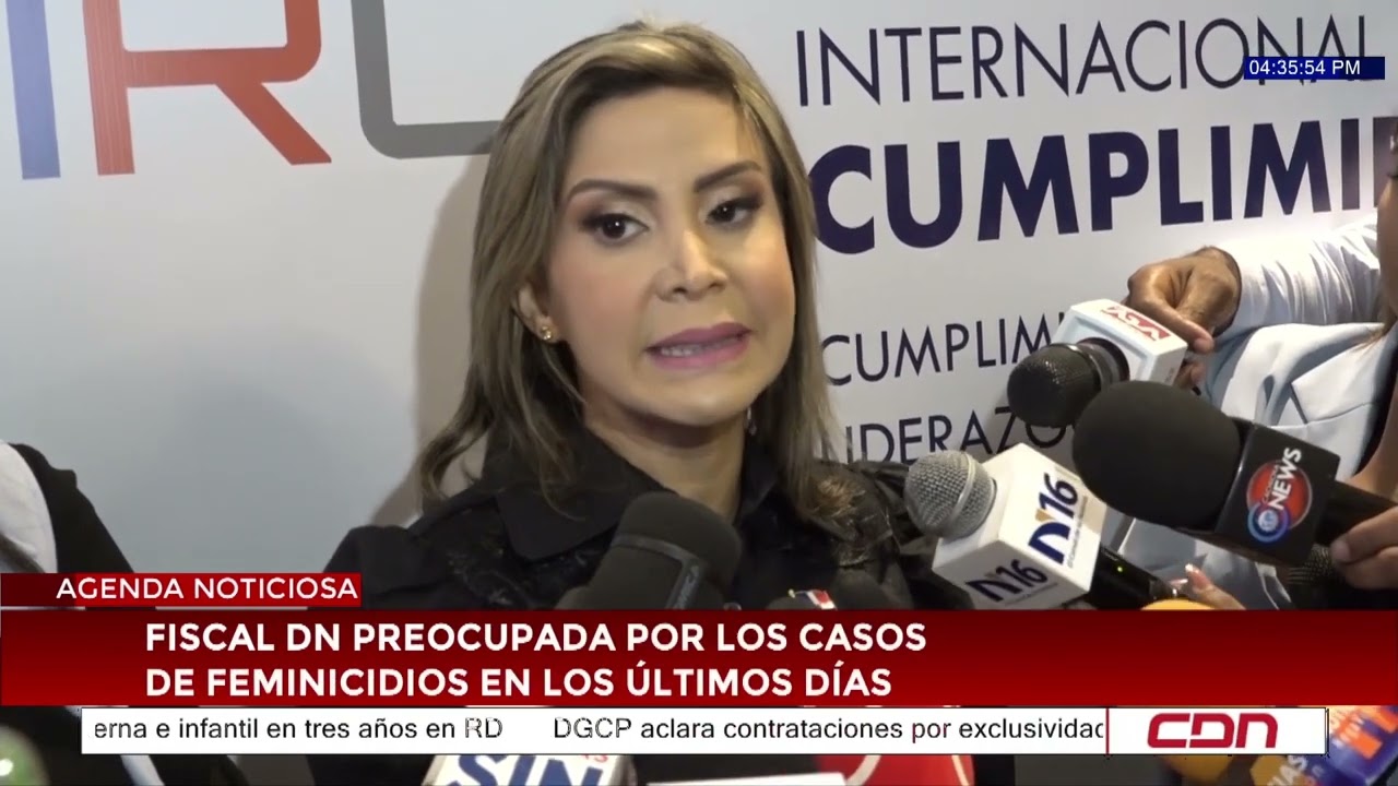 Fiscal DN preocupada por los casos de feminicidios en los últimos días