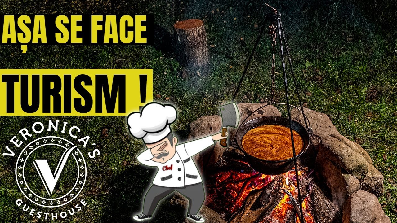 Chef în Maramureș cu gulaș la ceaun gătit tradițional și muzica live 🔥